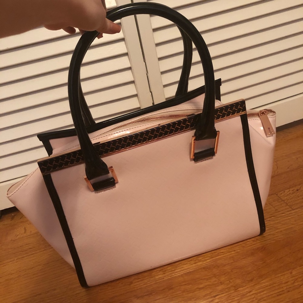 Ted Baker Pink and Black Satchel